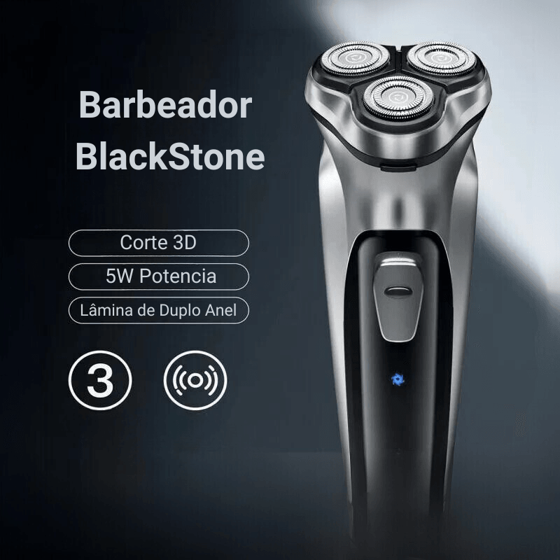 Barbeador elétrico rotativo para homens 3d - Virtual Vault